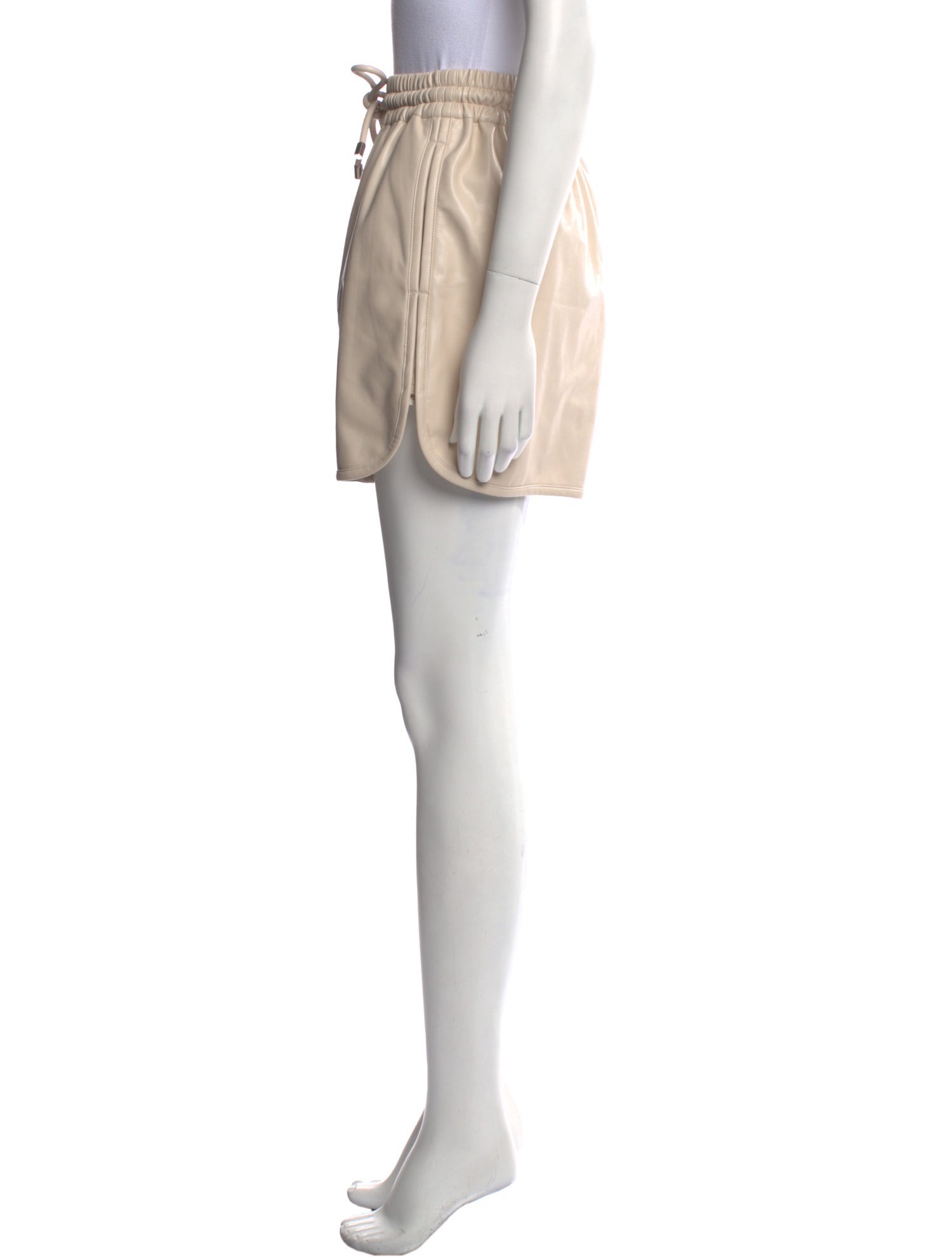 A.L.C. Faux Leather Mini Shorts