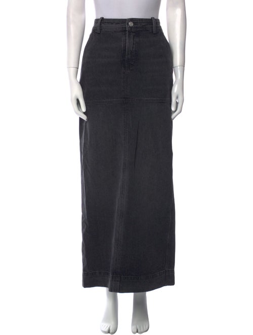 A.L.C. Distressed Accents Midi Length Skirt