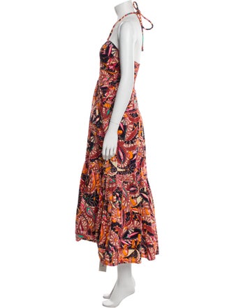 A.L.C. Printed Midi Length Dress
