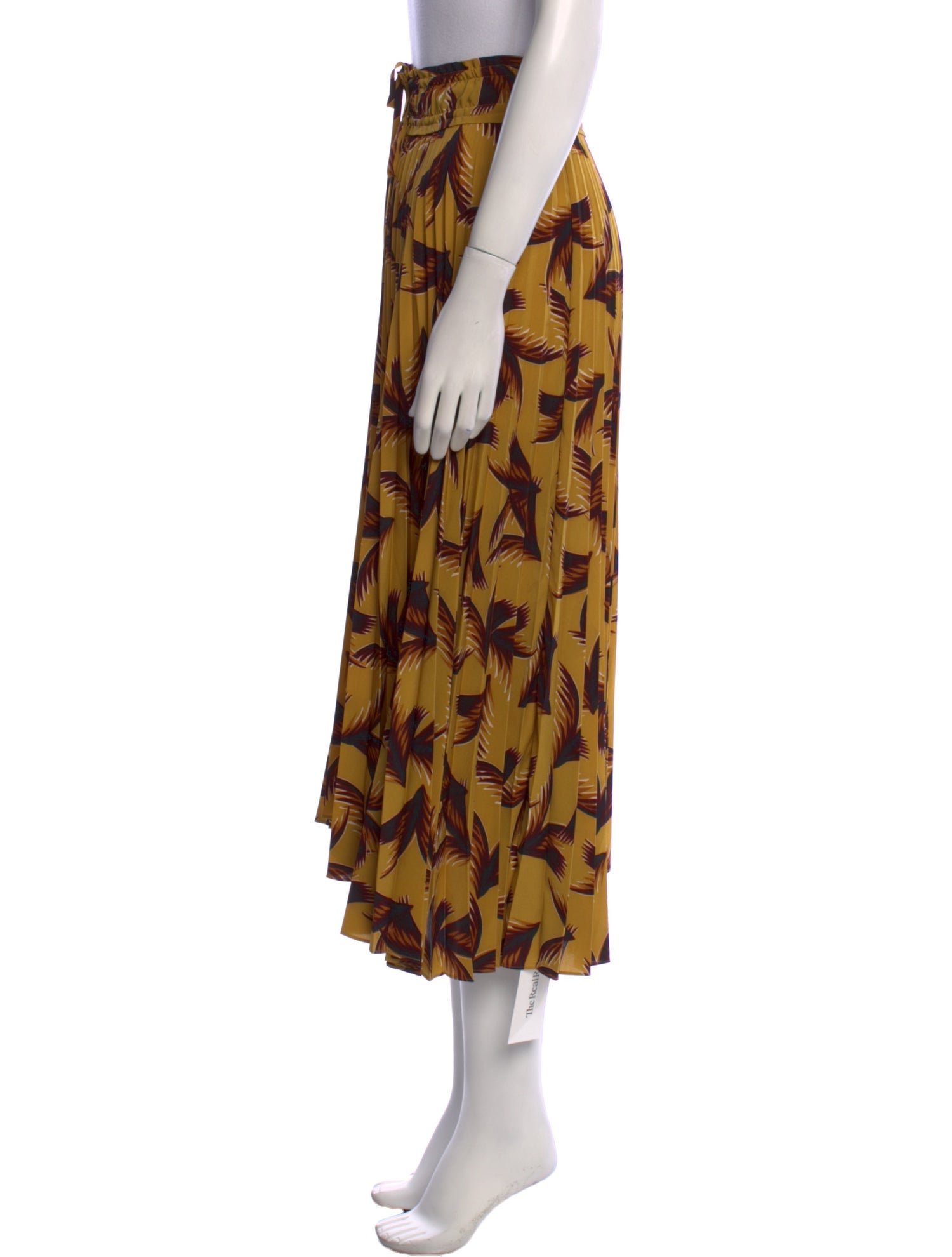 A.L.C. Floral Print Midi Length Skirt