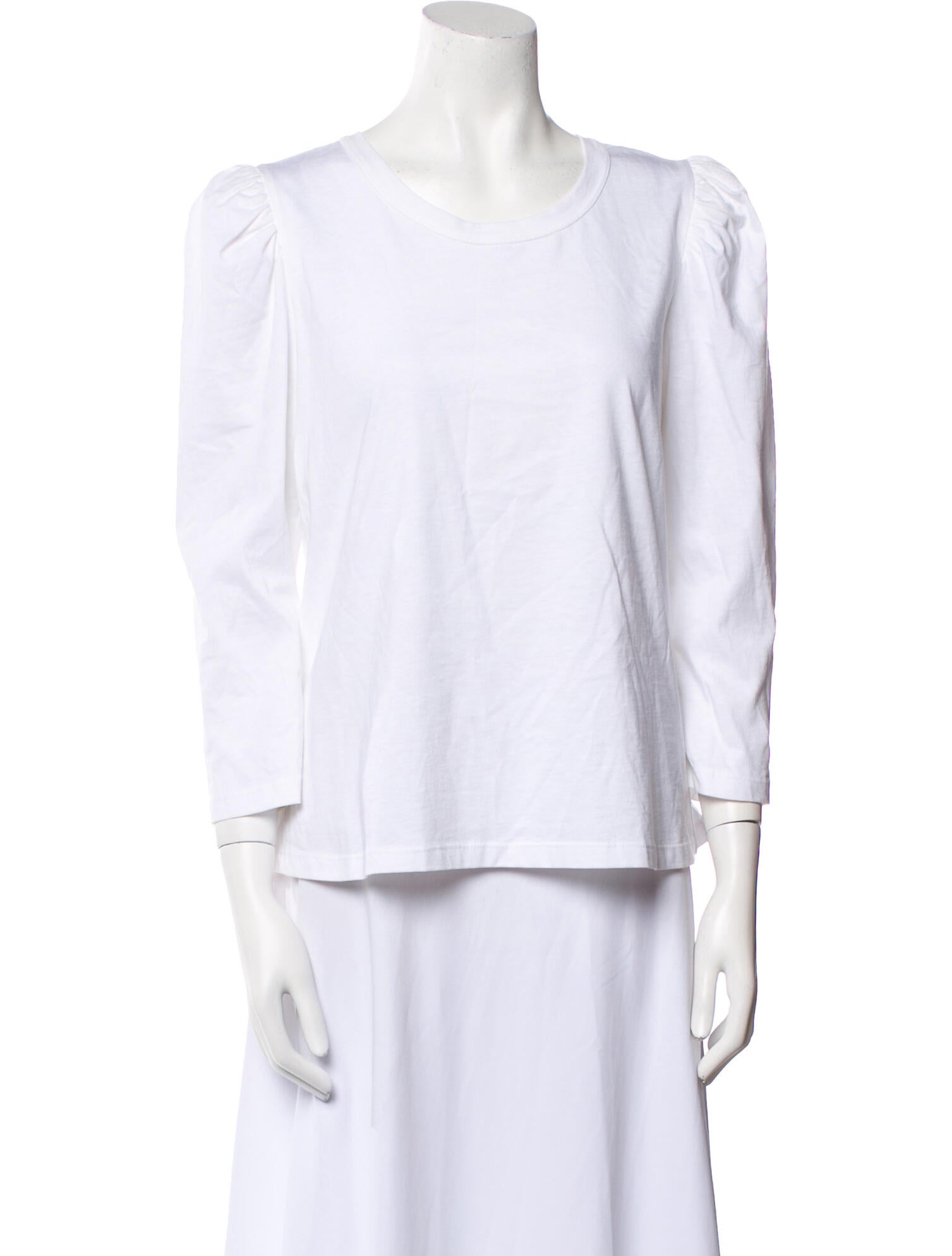 A.L.C. Scoop Neck Three-Quarter Sleeve Top