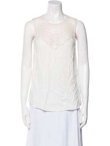 A.l.c. Tops Crew Neck Sleeveless Blouse S