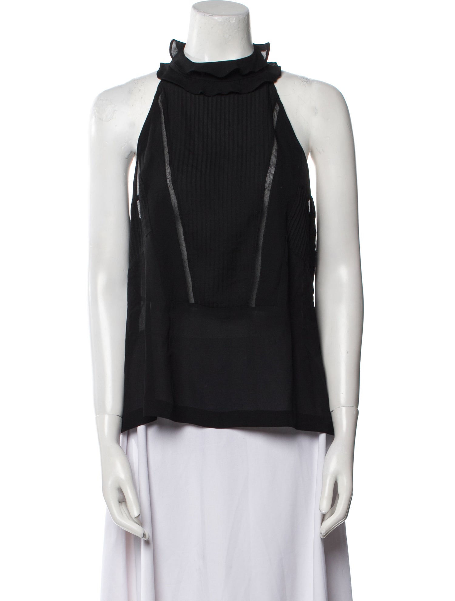A.L.C. Silk Cowl Neck Blouse