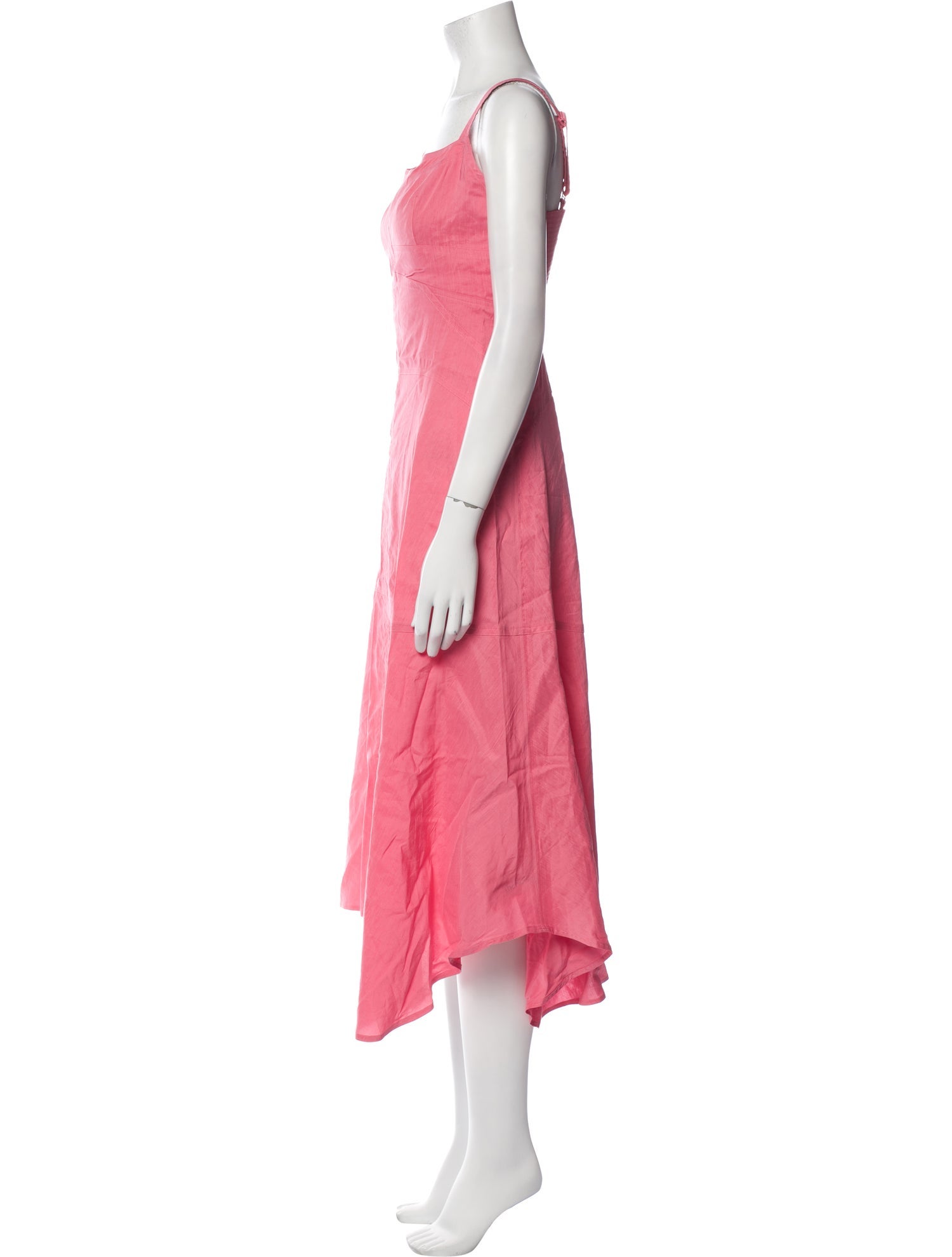 A.L.C. Square Neckline Midi Length Dress