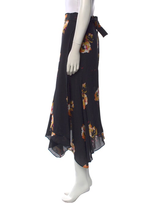 A.L.C. Silk Midi Length Skirt