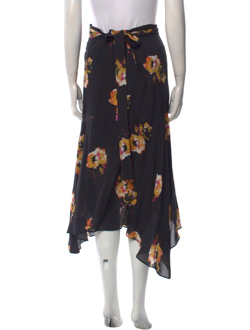 A.L.C. Silk Midi Length Skirt