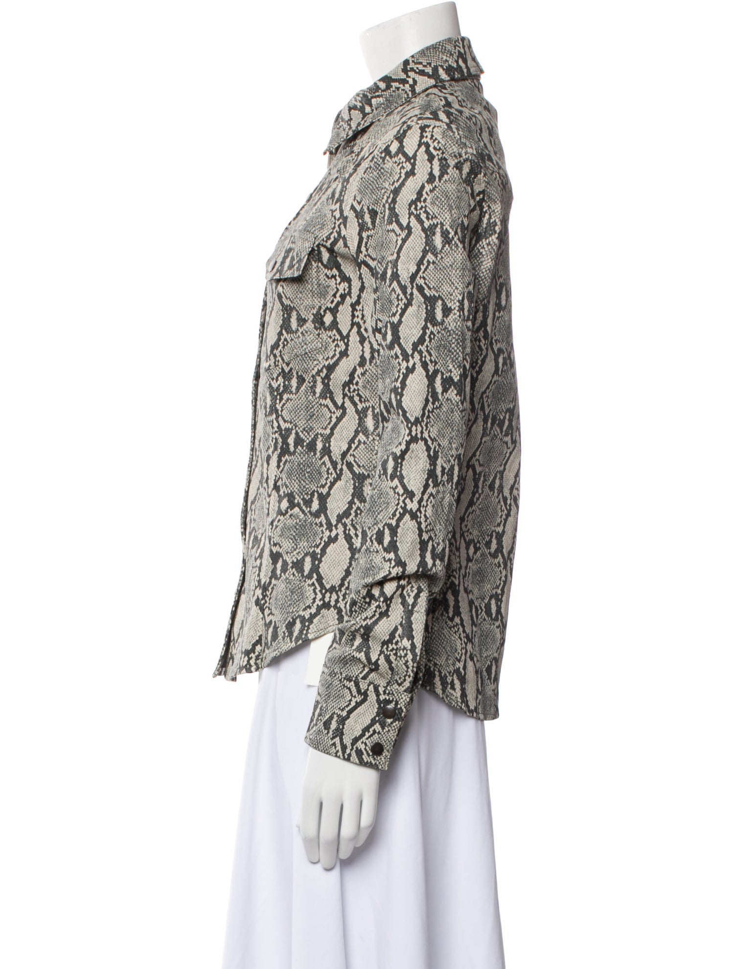 A.L.C. Leather Floral Print Evening Jacket