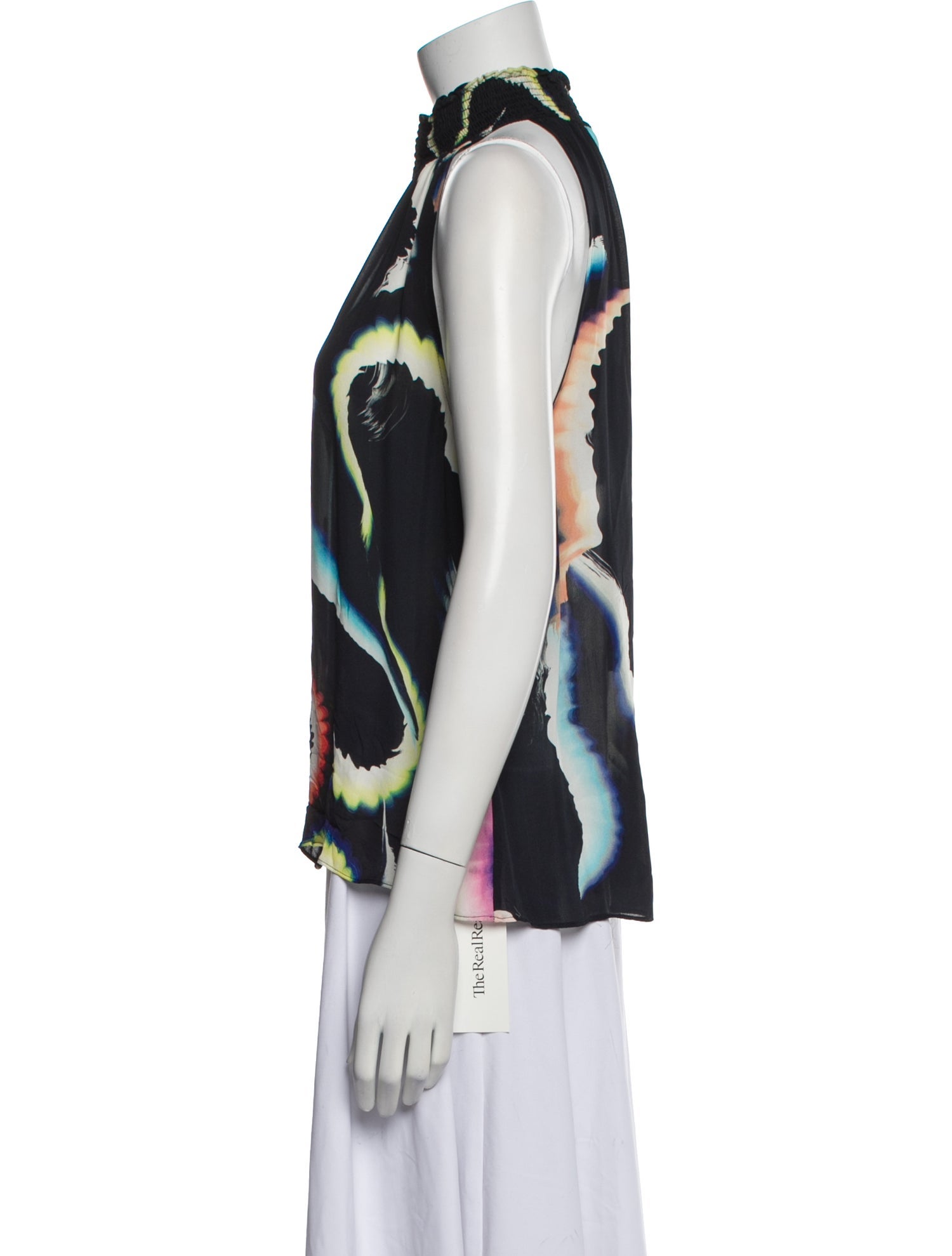 A.L.C. Silk Printed Blouse