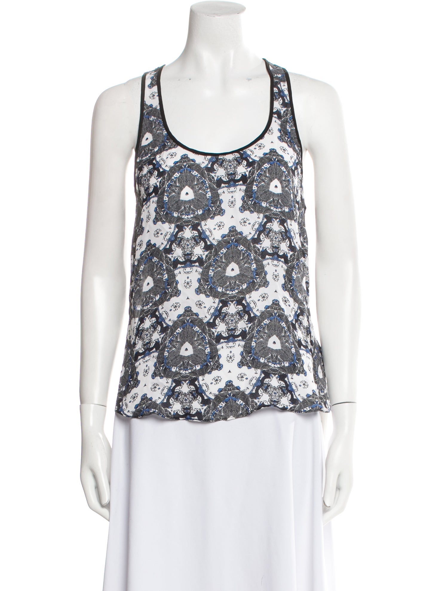 A.L.C. Silk Printed Top