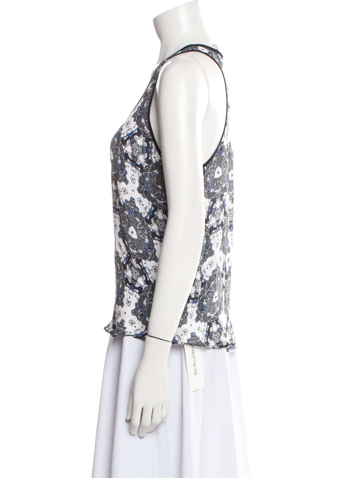 A.L.C. Silk Printed Top