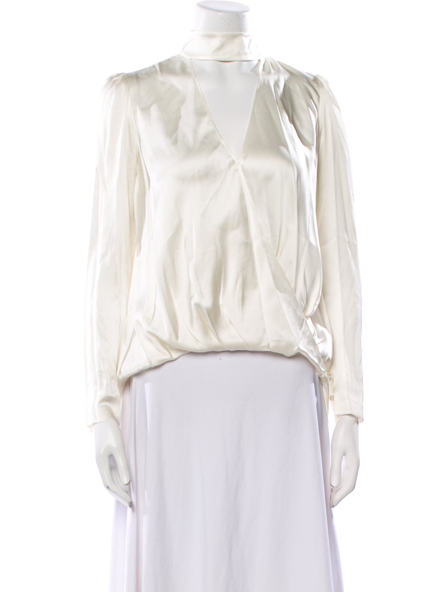 A.L.C. Silk Mock Neck Blouse w/ Tags