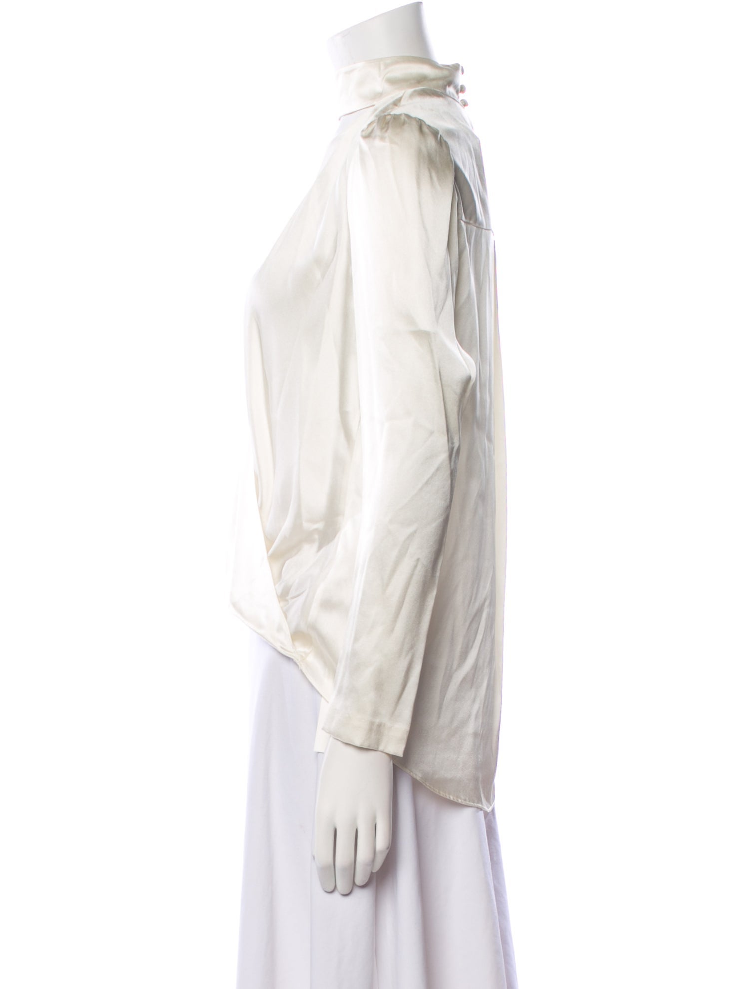 A.L.C. Silk Mock Neck Blouse w/ Tags