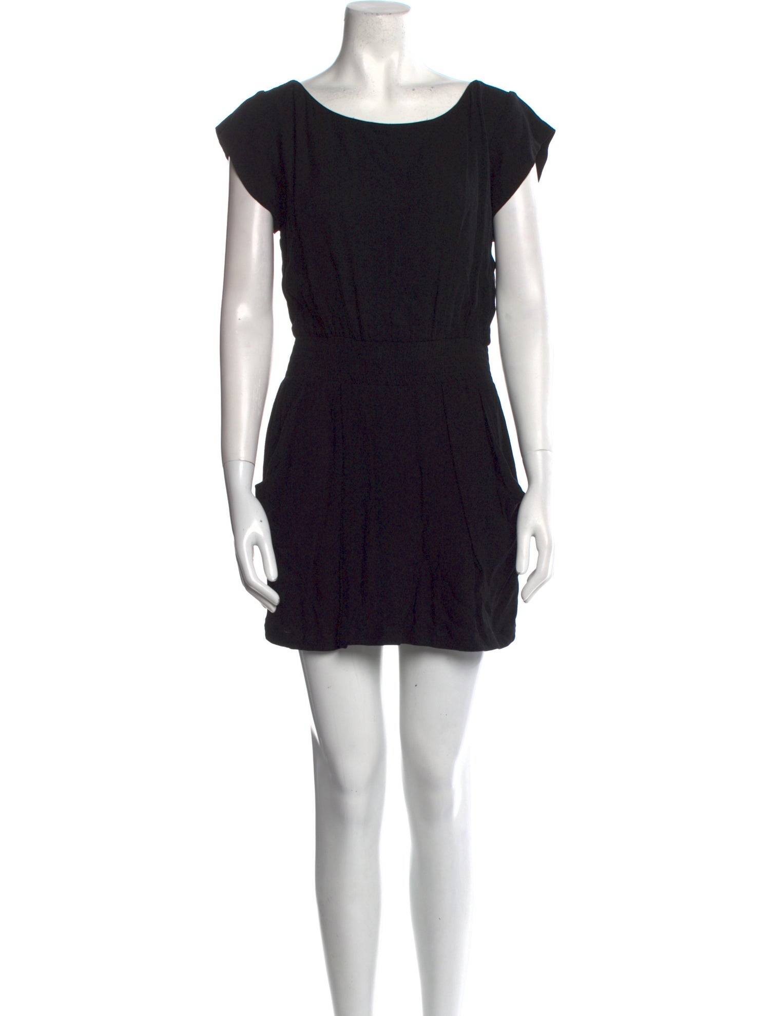 A.L.C. Bateau Neckline Mini Dress