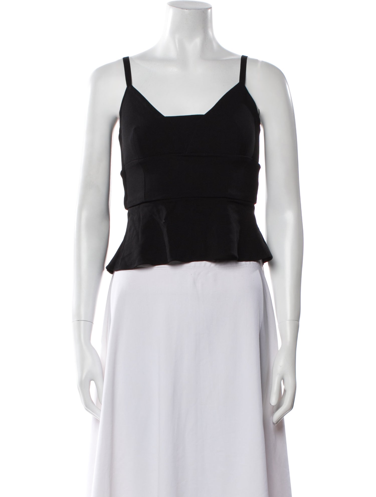 A.L.C. Square Neckline Sleeveless Crop Top