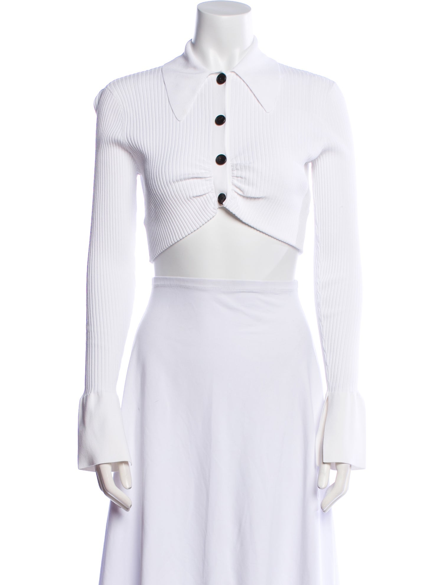 A.L.C. Long Sleeve Crop Top