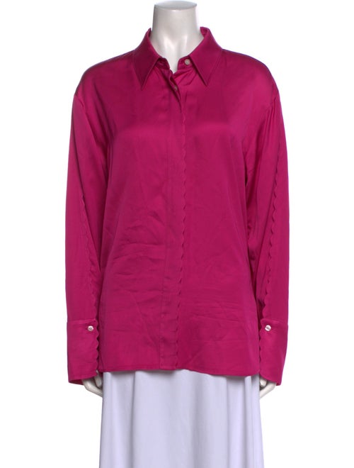 A.L.C. Long Sleeve Button-Up Top