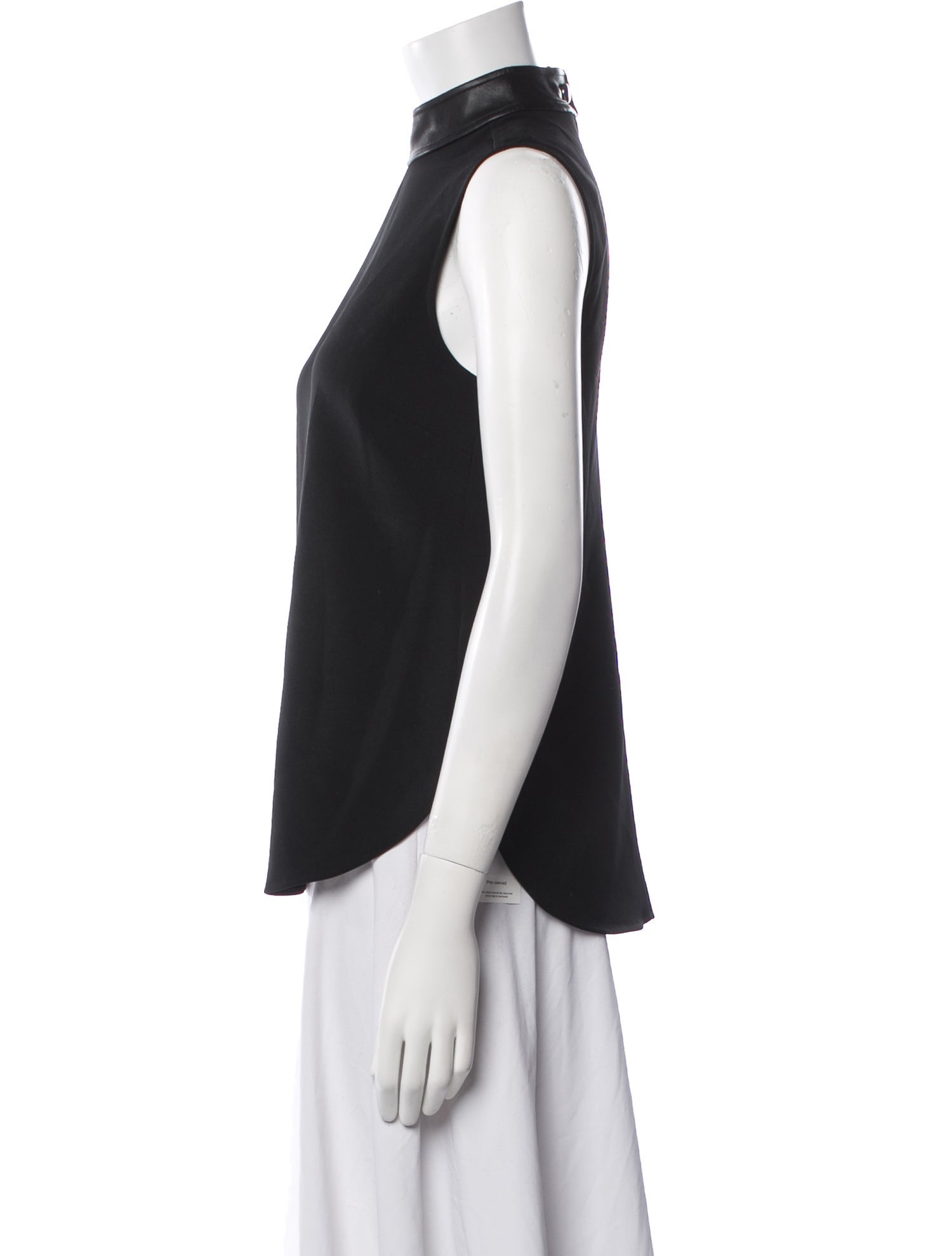 A.L.C. Mock Neck Sleeveless Blouse