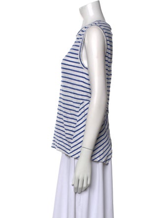 A.L.C. Linen Striped Top