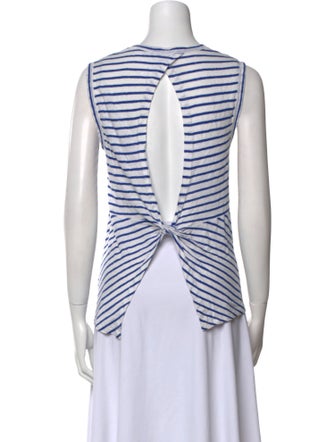 A.L.C. Linen Striped Top