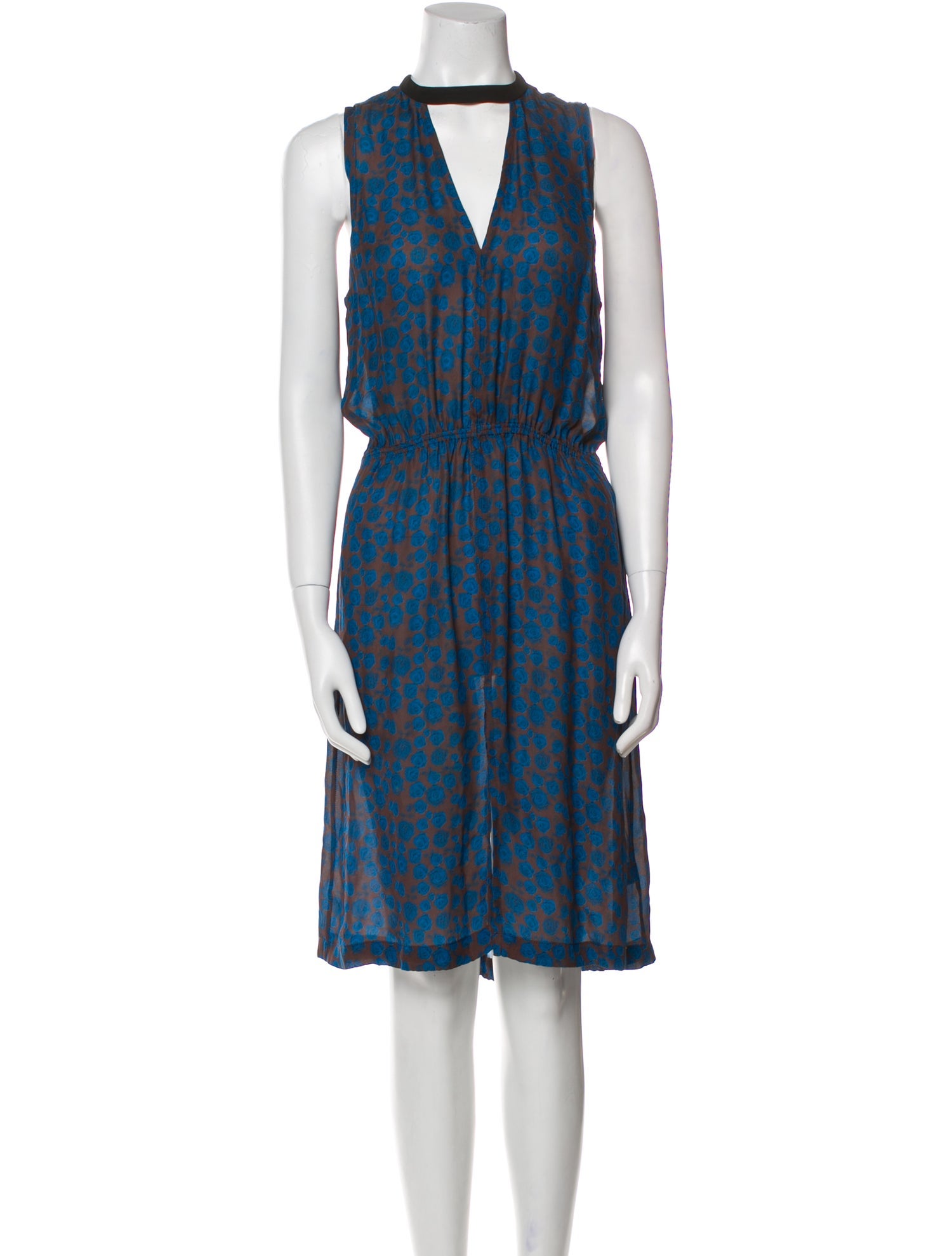 A.L.C. Silk Midi Length Dress