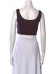 A.L.C. Square Neckline Sleeveless Crop Top