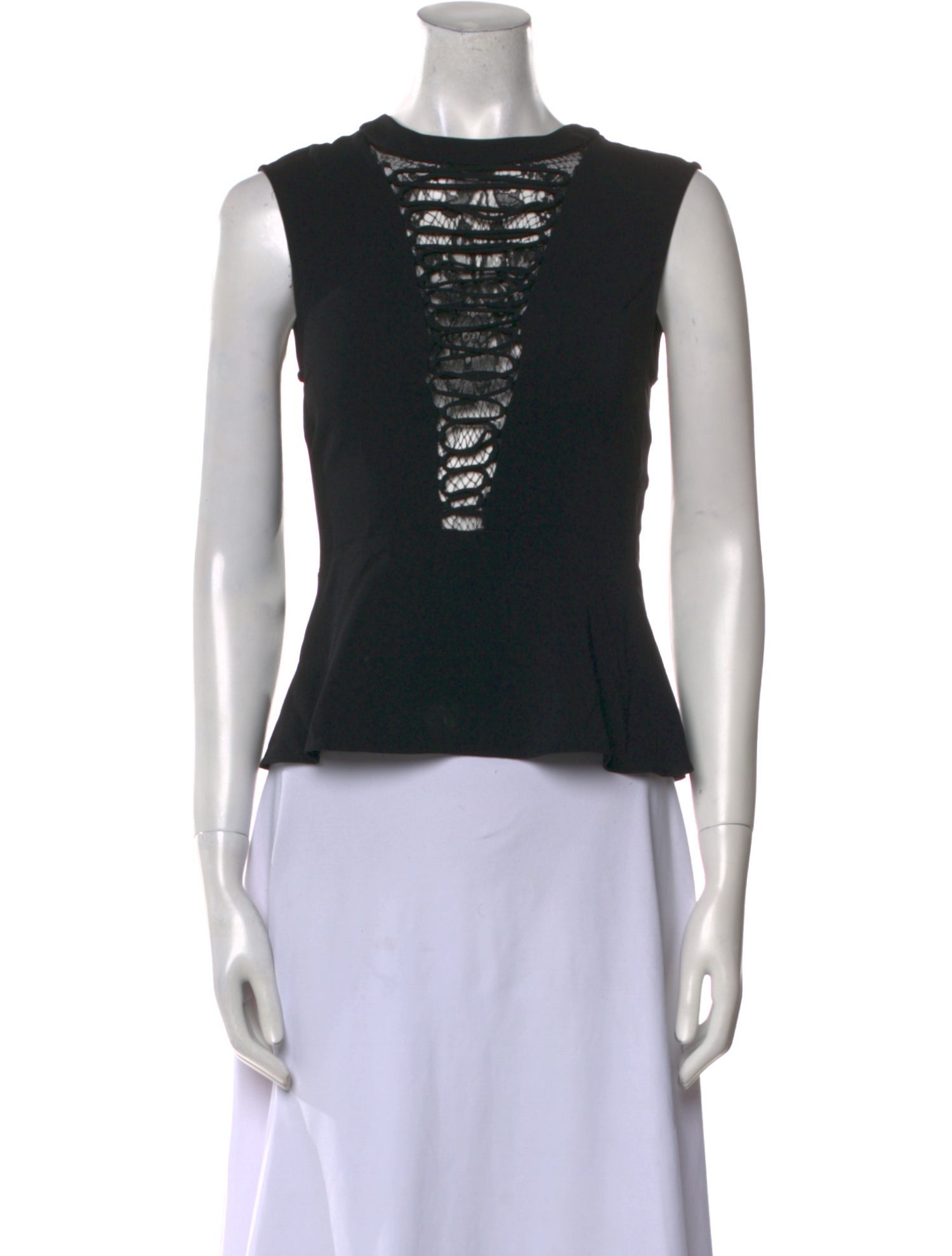 A.L.C. Crew Neck Sleeveless Top