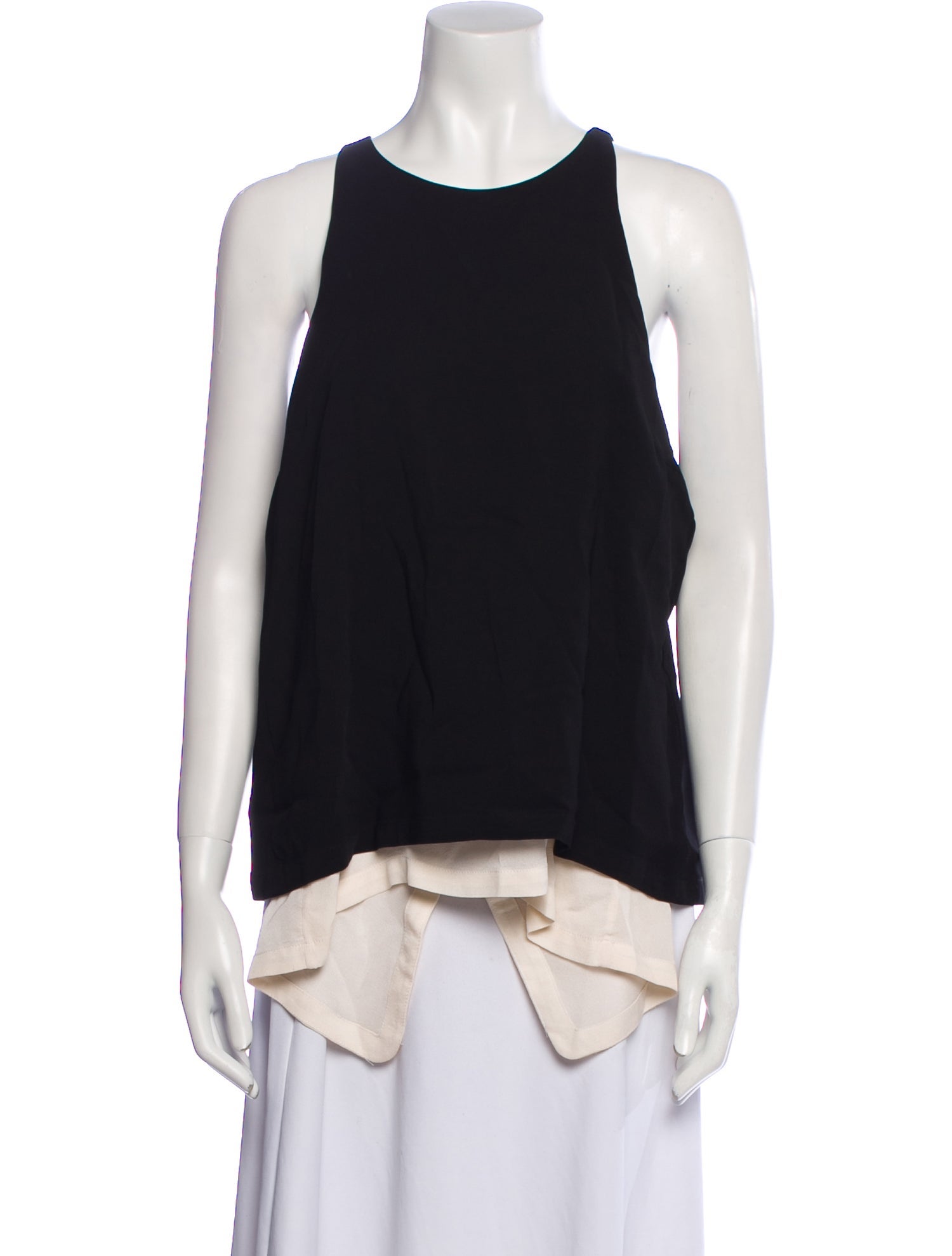 A.L.C. Silk Scoop Neck Top