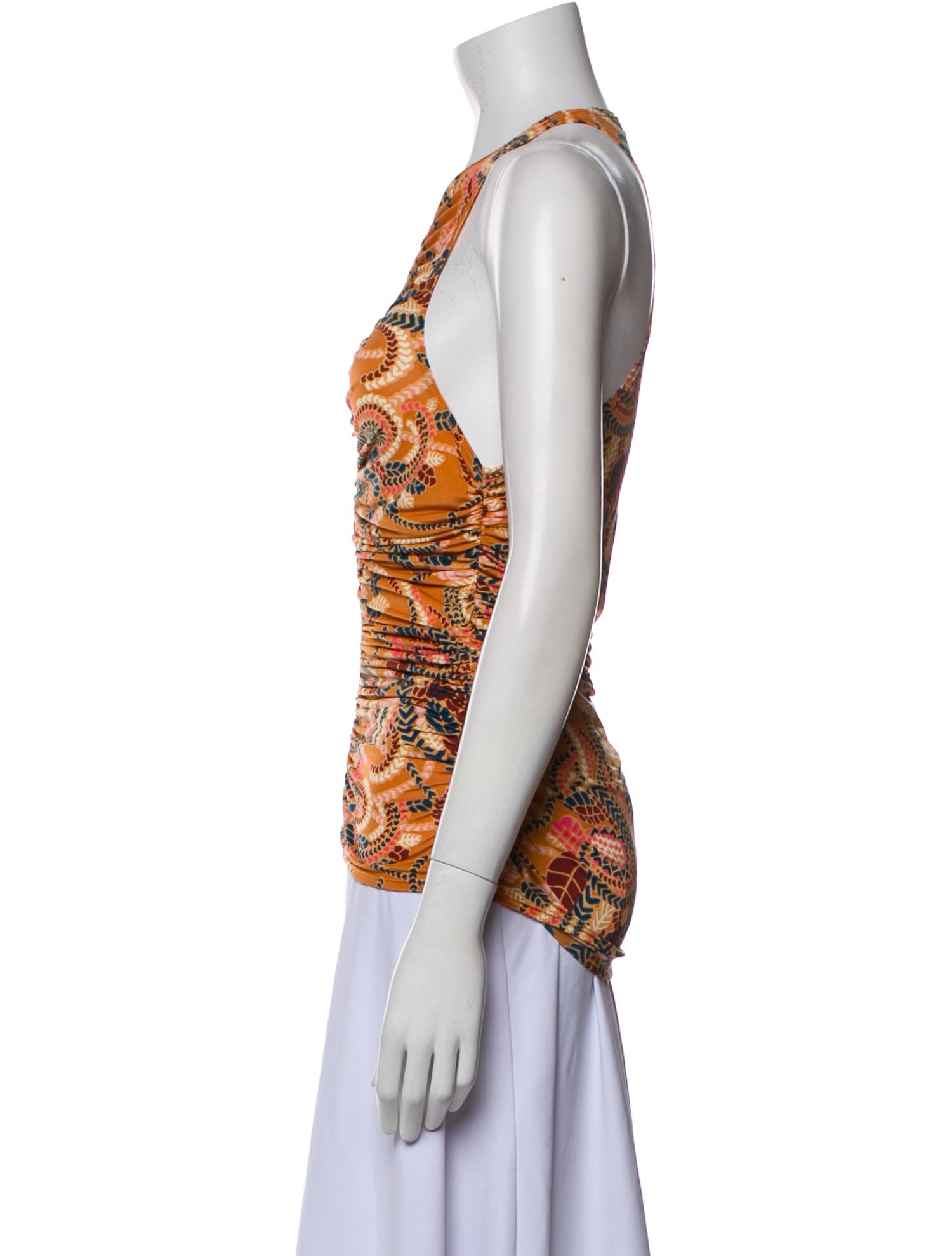 A.L.C. Printed Cowl Neck Top w/ Tags