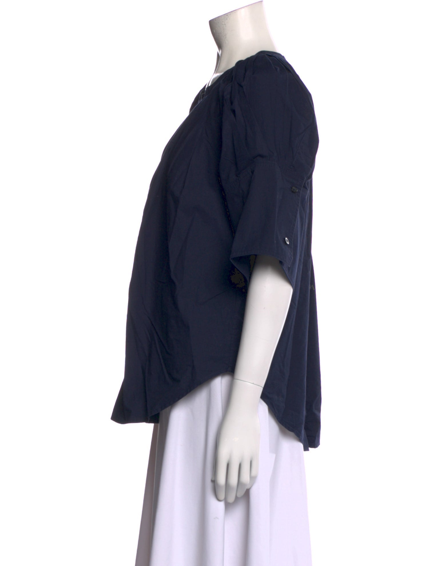 A.L.C. V-Neck Three-Quarter Sleeve Top
