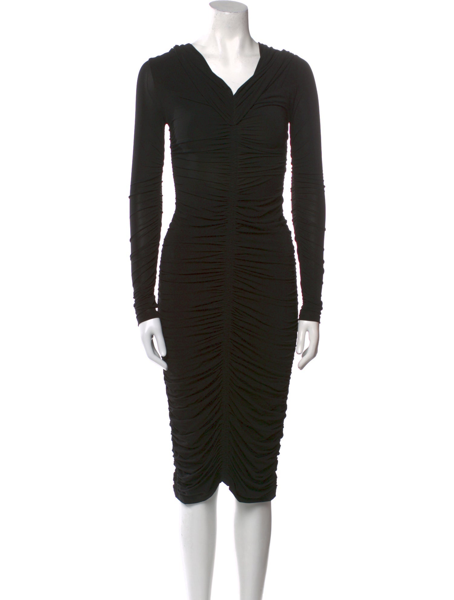 A.L.C. V-Neck Midi Length Dress