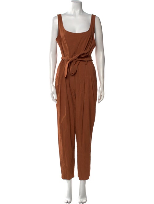 A.L.C. Linen Scoop Neck Jumpsuit