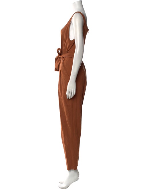 A.L.C. Linen Scoop Neck Jumpsuit