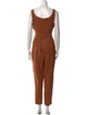 A.L.C. Linen Scoop Neck Jumpsuit