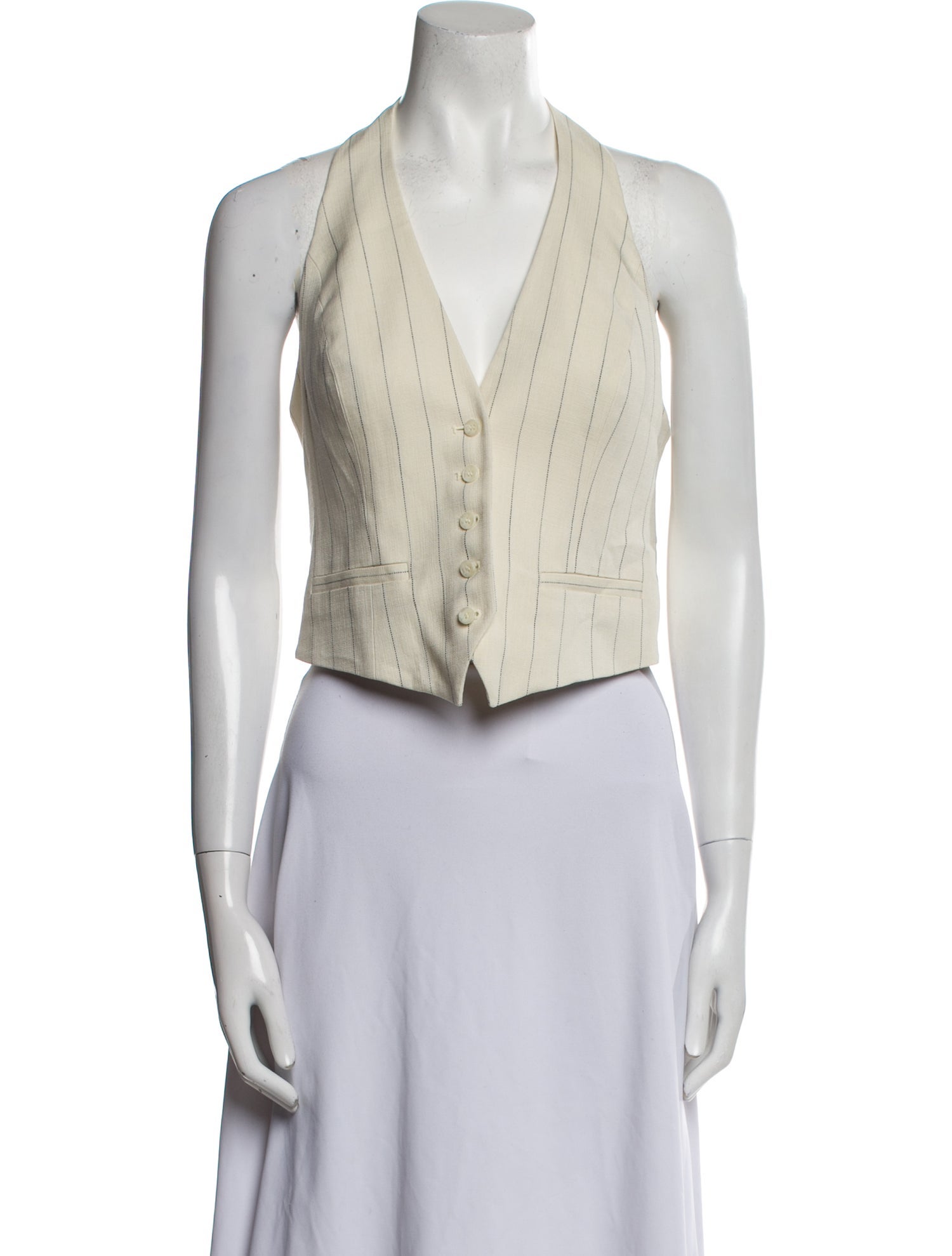 A.L.C. V-Neck Sleeveless Crop Top w/ Tags