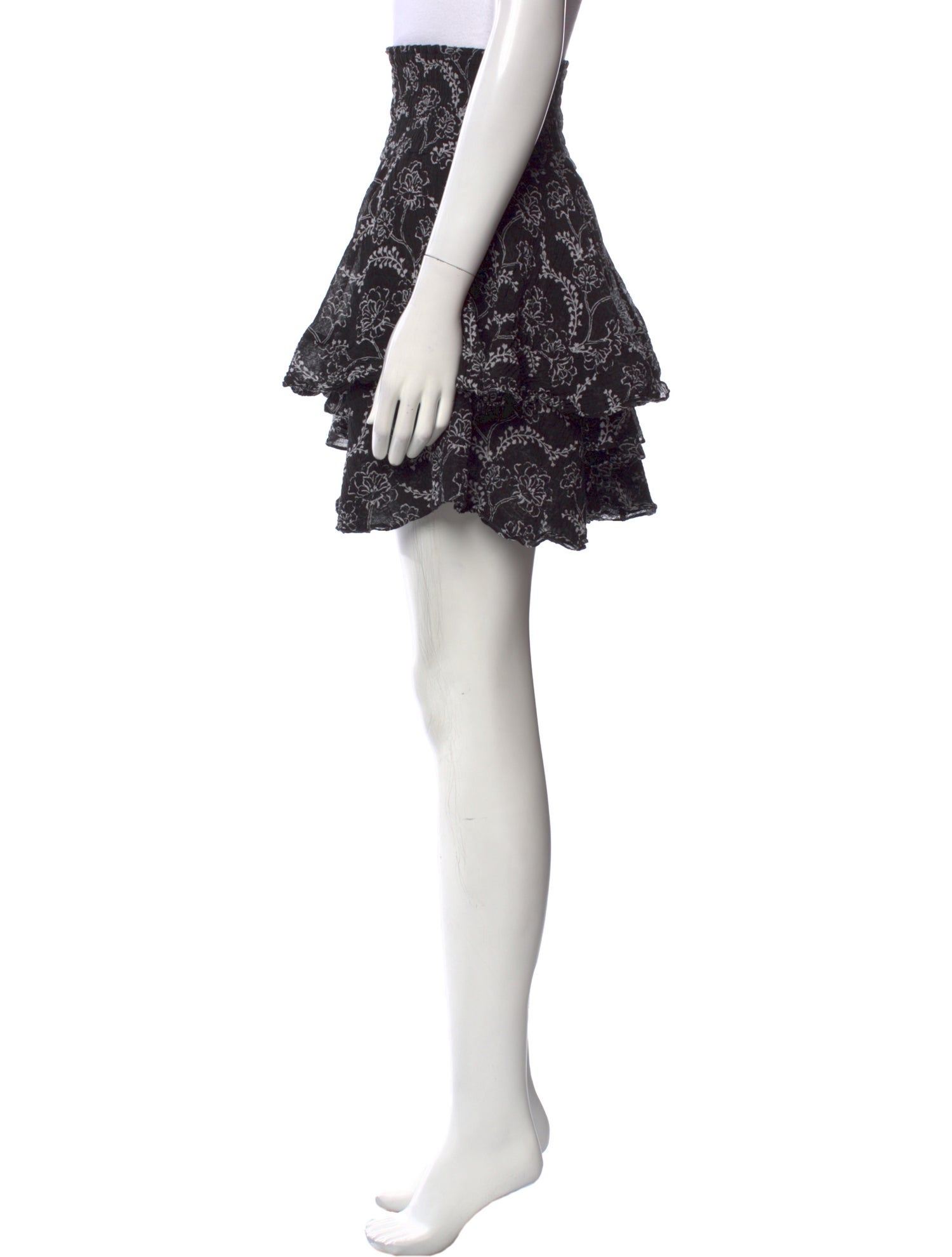 A.L.C. Printed Mini Skirt