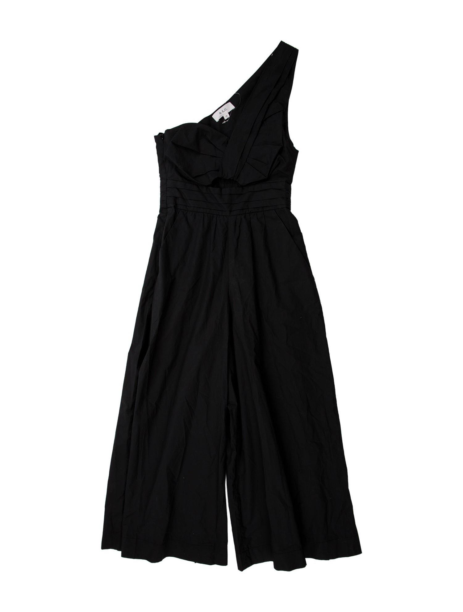 A.L.C. Nylon One-Shoulder Jumpsuit