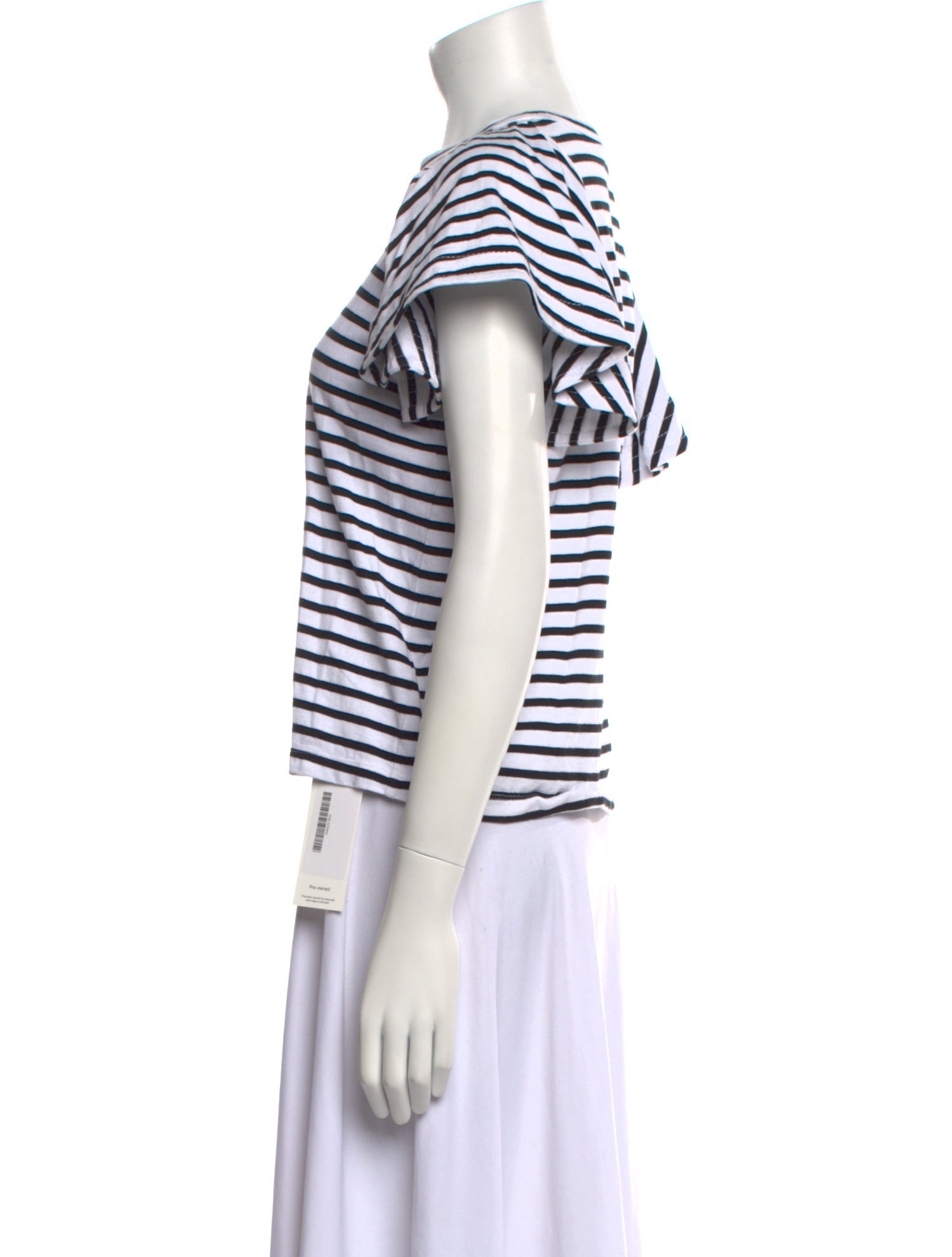 A.L.C. Striped Crew Neck T-Shirt