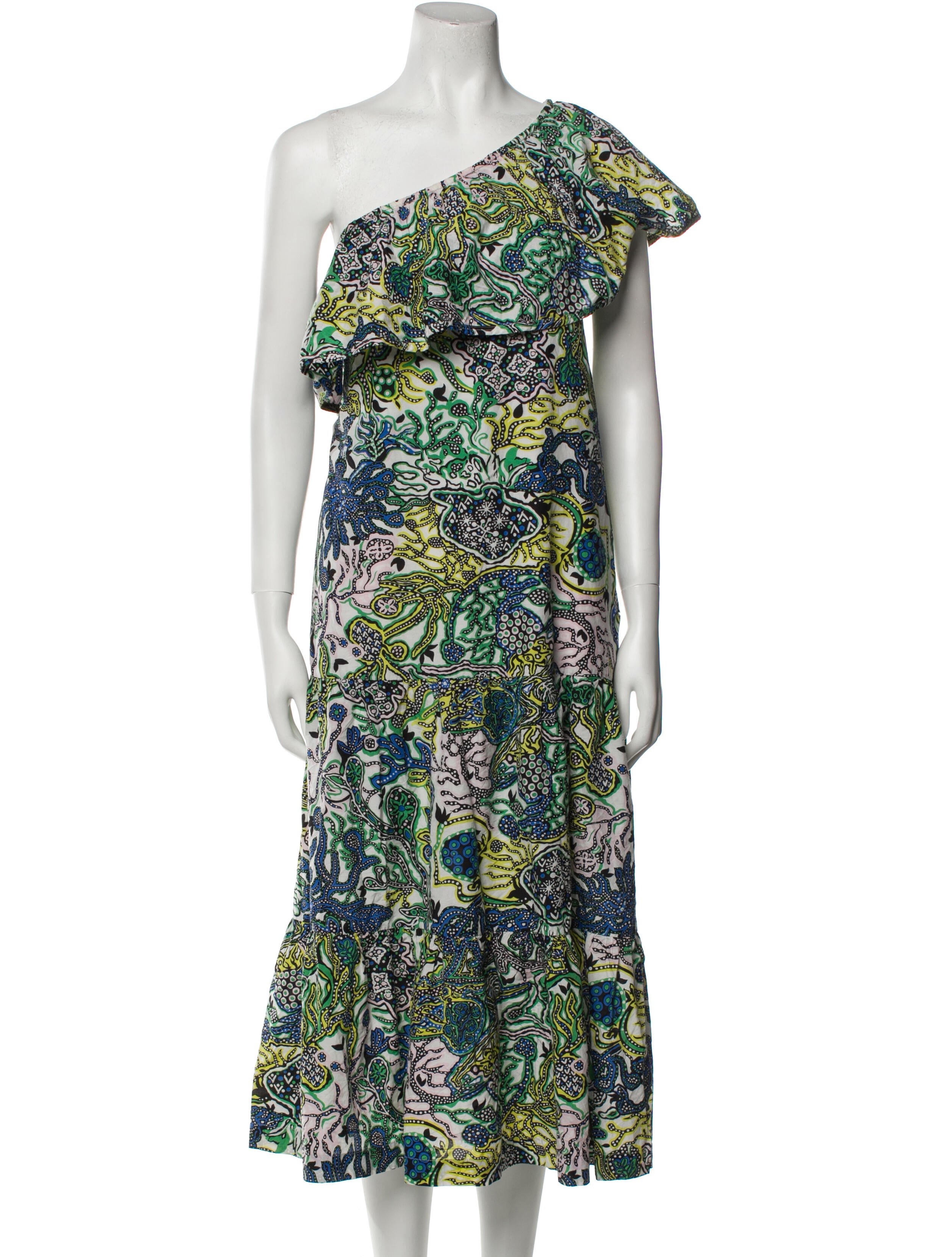 A.L.C. Paisley Print Long Dress