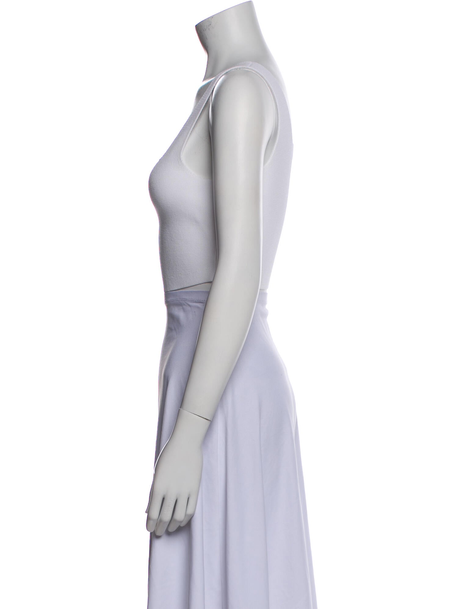 A.L.C. Square Neckline Sleeveless Crop Top