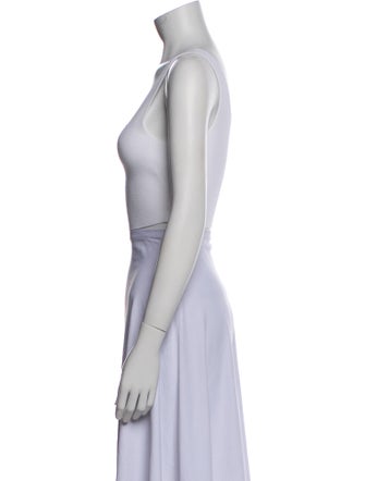 A.L.C. Square Neckline Sleeveless Crop Top