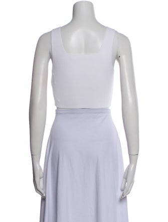 A.L.C. Square Neckline Sleeveless Crop Top