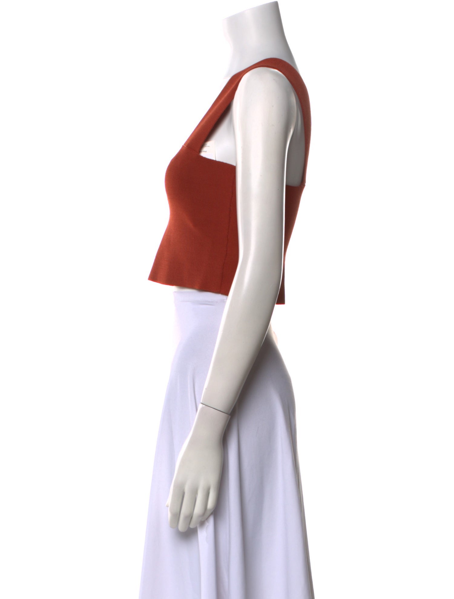 A.L.C. Square Neckline Sleeveless Crop Top