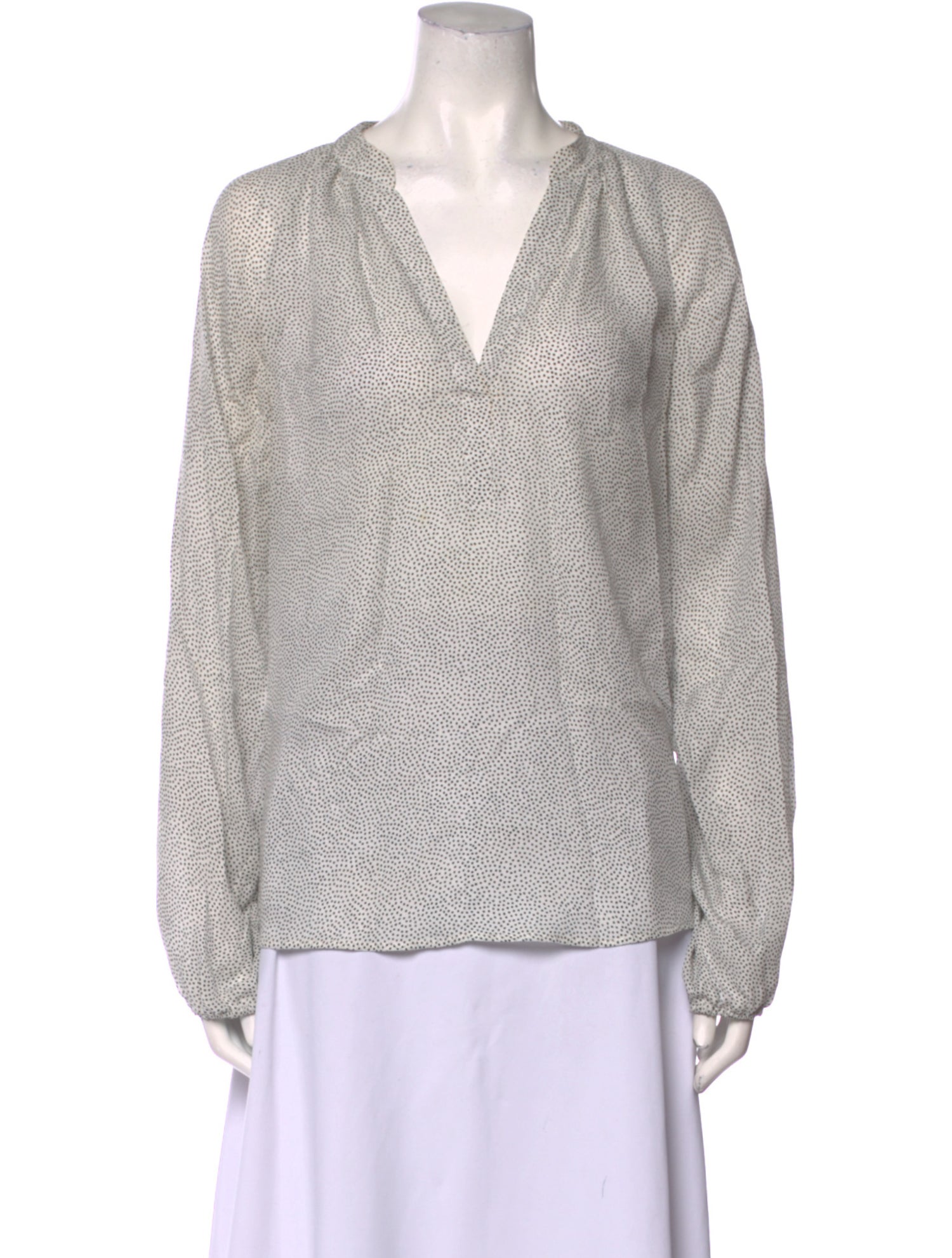 A.L.C. Silk Printed Blouse