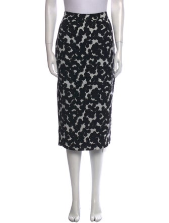 A.L.C. Silk Midi Length Skirt