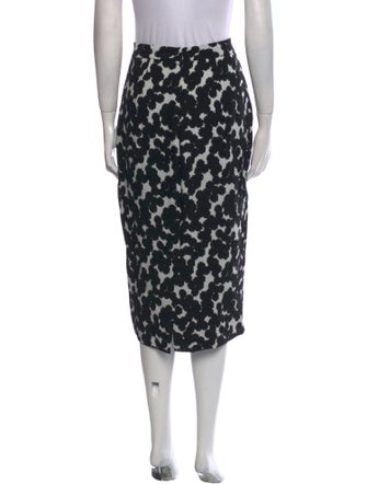 A.L.C. Silk Midi Length Skirt