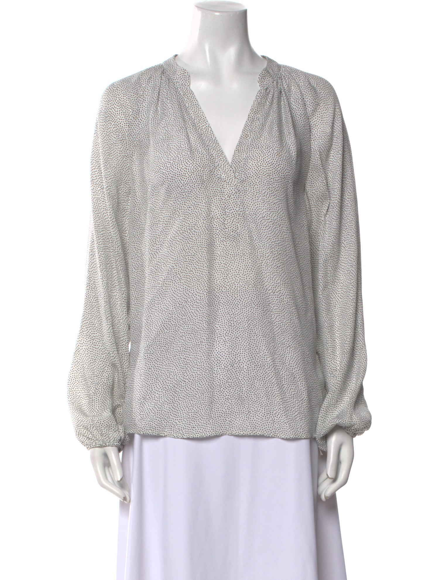 A.L.C. Silk Printed Blouse