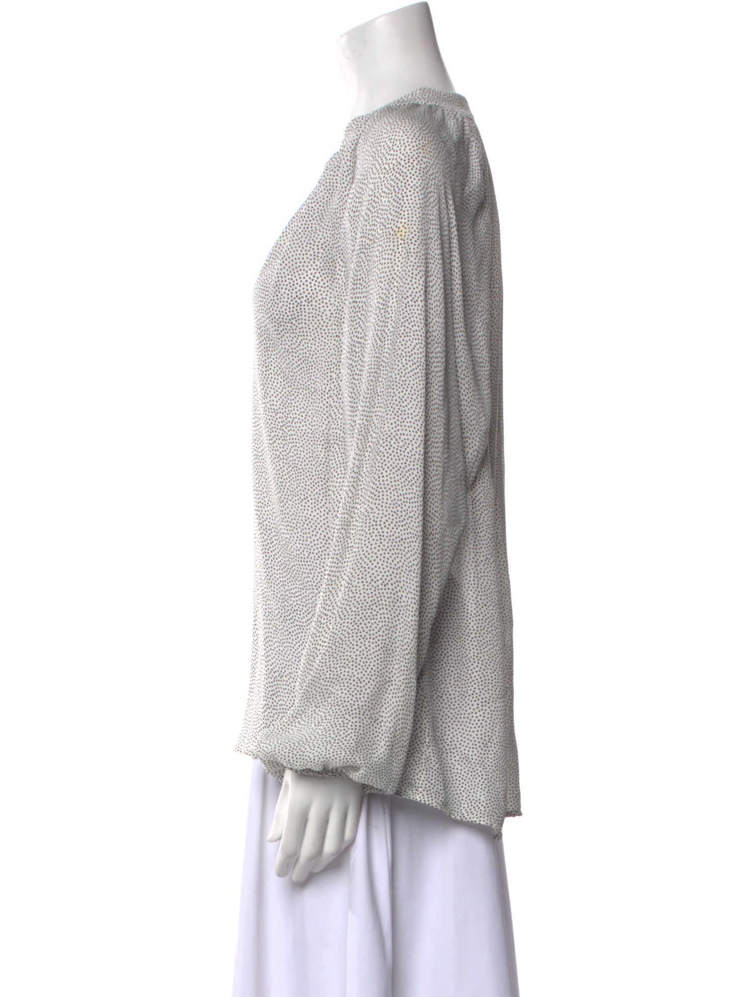 A.L.C. Silk Printed Blouse