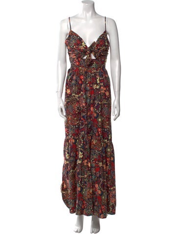A.l.c. Dresses Floral Print Long Dress US 12 | XL