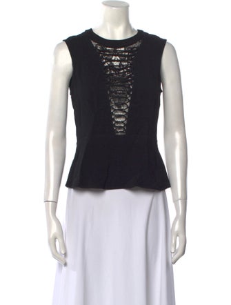 A.L.C. Crew Neck Sleeveless Top