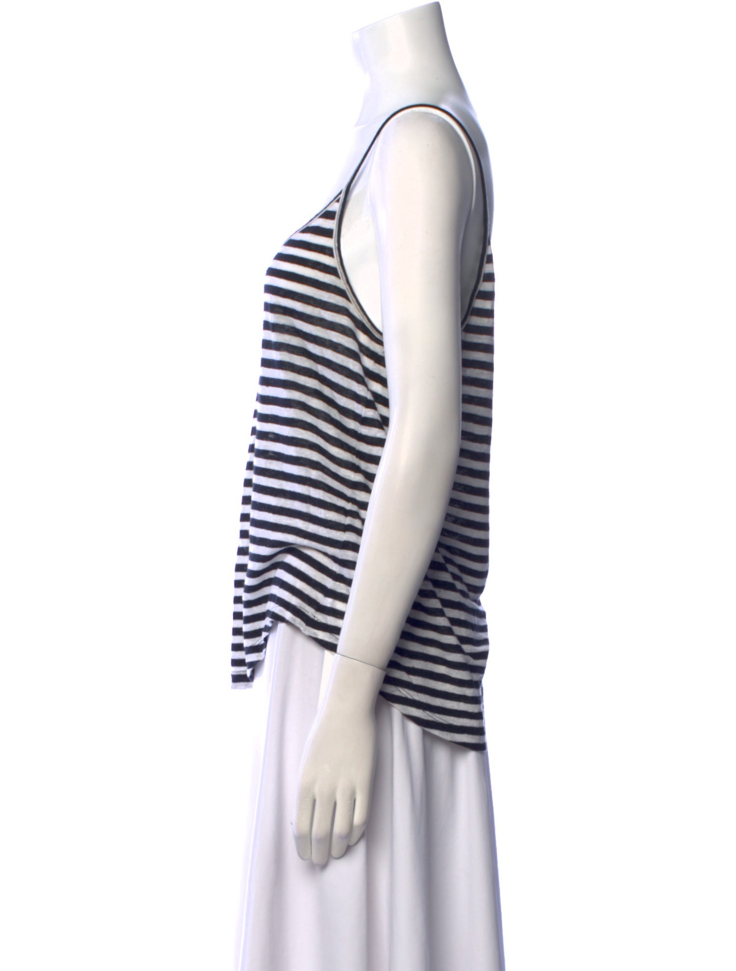 A.L.C. Linen Striped Top